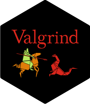 Pegatina Valgrind black