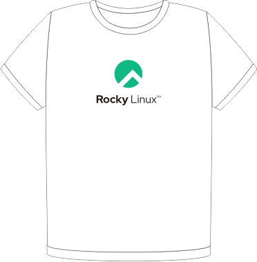 Rocky Linux t-shirt