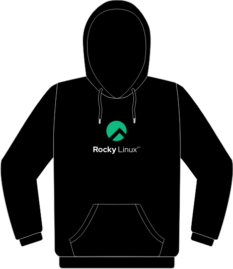 Rocky Linux sweatshirt