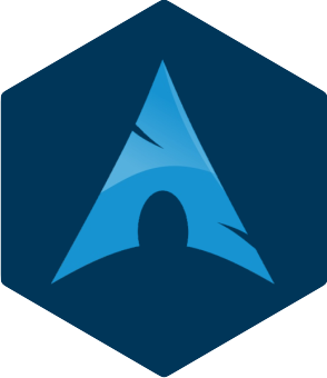 Pegatina Arch Linux Navy