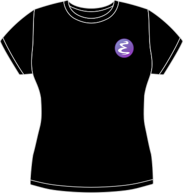 Camiseta Emacs entallada heart