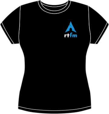 Arch RTFM fitted heart t-shirt