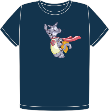 Hyper Bola organic navy t-shirt