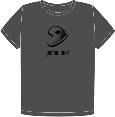 Gentoo organic light chic anthracite t-shirt