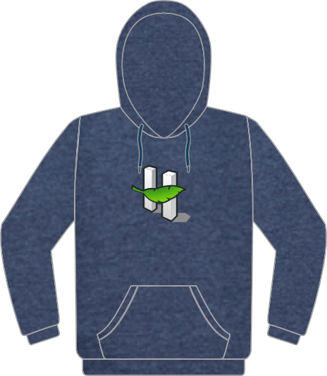 Haiku 3D Denim sweatshirt