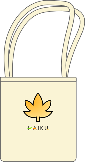 The Leaf natural organic Tote bags