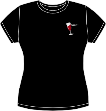 Camiseta Wine entallada heart