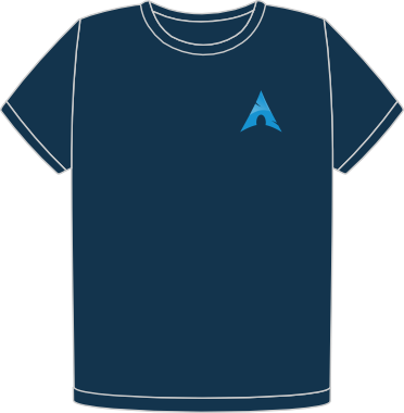 Camiseta Arch Only Logo heart organic navy