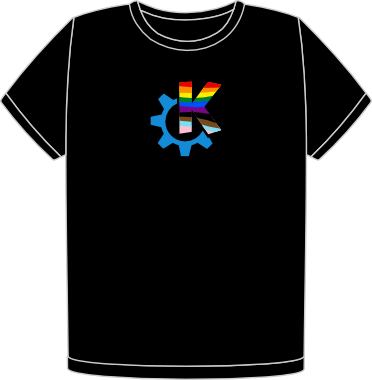 KDE Pride t-shirt