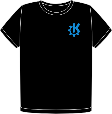 KDE heart t-shirt