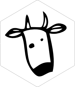 Larry white sticker