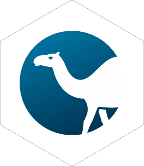 Perl Camel white sticker