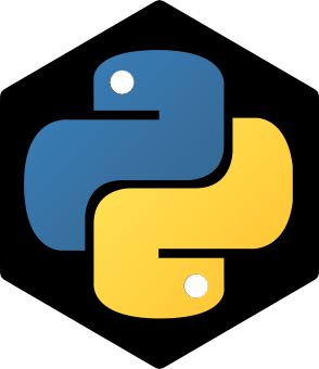 Python black sticker