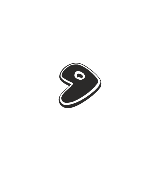 Gentoo black 3 cms. vinyl