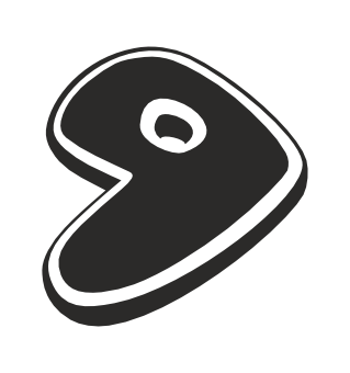 Gentoo black 8,5 cms. vinyl