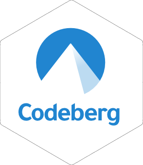 Codeberg white sticker