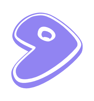 Gentoo lavender 8.5 cms. vinyl