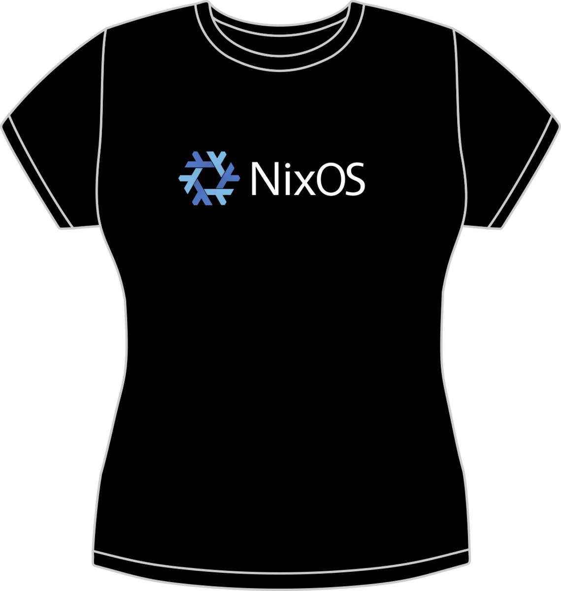 NixOS fitted t-shirt