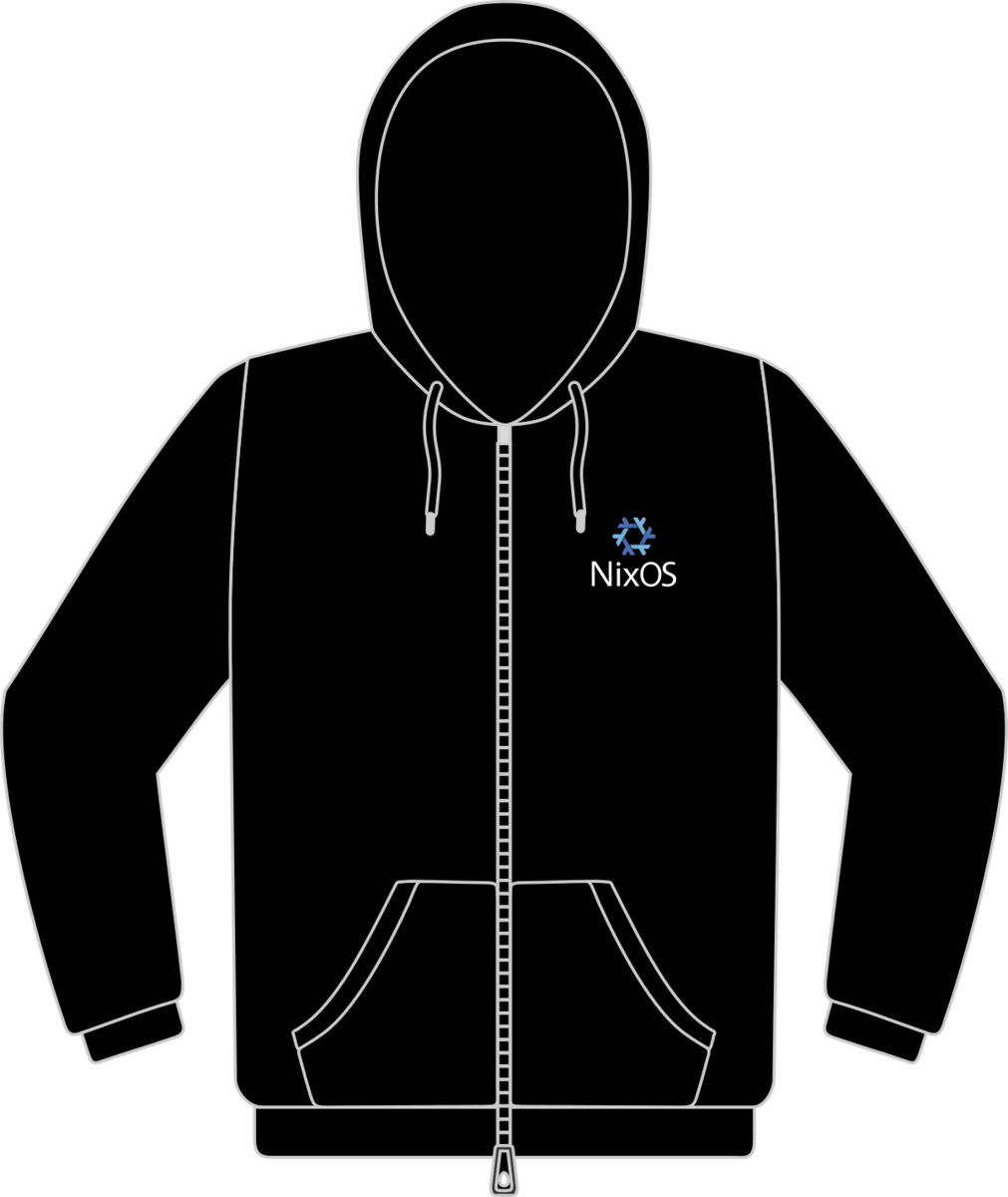 NixOS sweatshirt