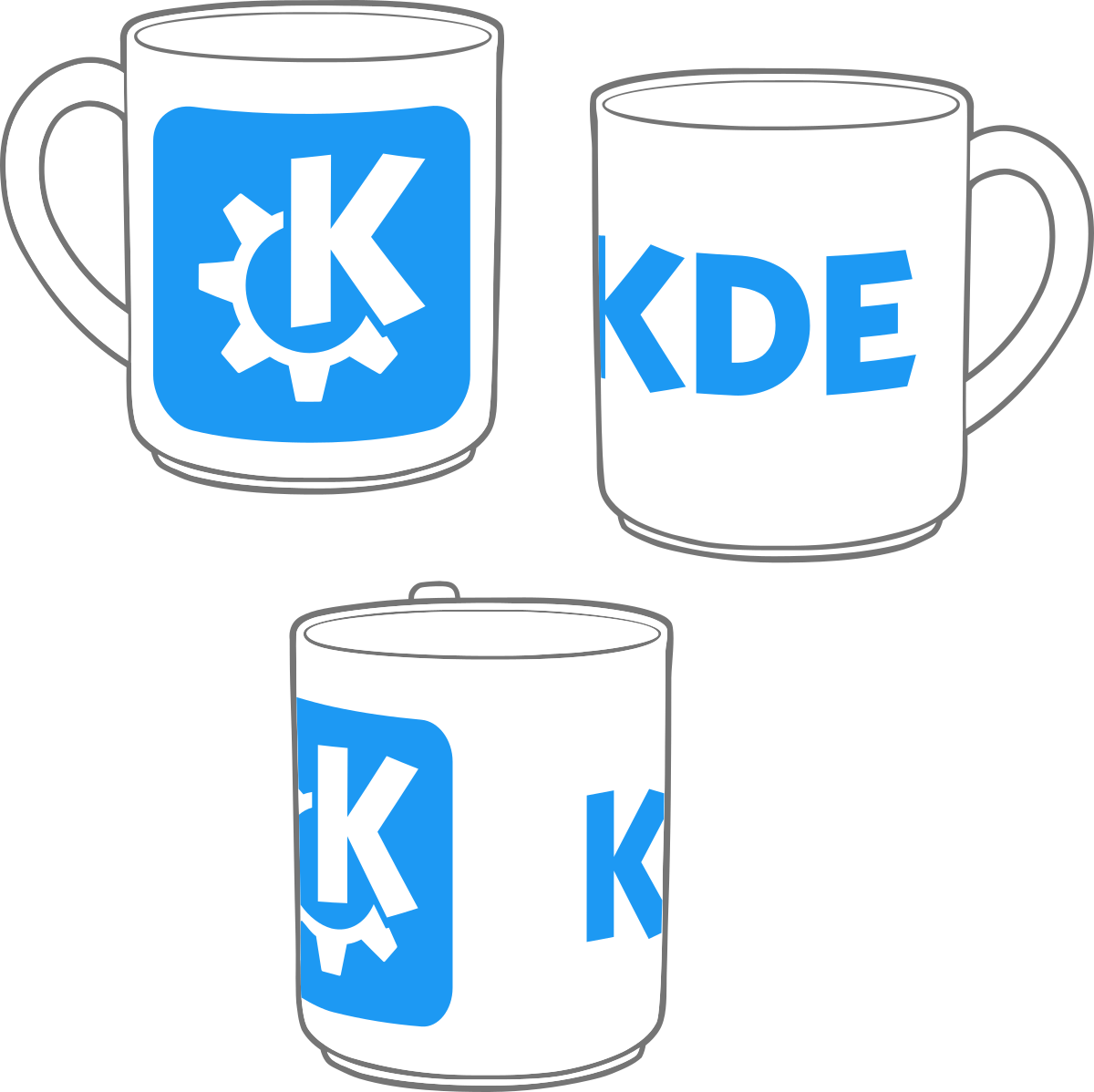 KDE mug