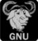 GNU Silver t-shirt - Design