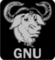 Camiseta GNU Silver - Diseño