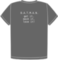 B.A.T.M.A.N. Open-Mesh charcoal t-shirt - Back