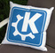 Hello World-Good Night World velvet touch cushion cushion - Photo