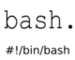 BASH back: #!/bin/bash t-shirt - Design