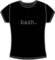 Camiseta BASH: #!/bin/bash entallada