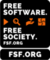 Camiseta Free Software & Free Society - Diseño