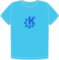 KDE Teal t-shirt