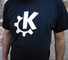 KDE black discolored Ink without tact t-shirt - Foto2