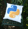 Python Only Logo velvet touch cushion cushion - Photo