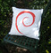 Debian Only Spiral cushion - Photo