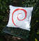Debian Only Spiral velvet touch cushion cushion - Photo