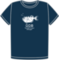 GNU GDB organic navy t-shirt