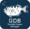 GNU GDB organic navy t-shirt - Design