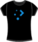 Plasma Desktop fitted blue t-shirt