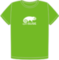 openSUSE real green organic t-shirt