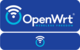 OpenWrt cobalt blue organic t-shirt - Design