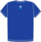 OpenWrt cobalt blue organic t-shirt - Back