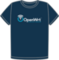 Camiseta OpenWrt friends organic navy