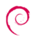 Debian white sticker - Design