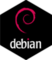 Debian black sticker - Design