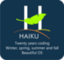 Haiku 20 Anniv. organic navy t-shirt - Design