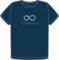 openSUSE Tumbleweed organic navy t-shirt