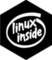 Linux Inside black sticker