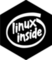 Pegatina Linux Inside black - Diseño
