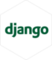 Django white sticker